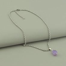 картинка Подвеска 'SUNSTONES' Аметист 39 см от магазина Wolves