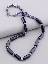 картинка Бусы 'SUNSTONES' Жемчуг Агат 47 см от магазина Wolves