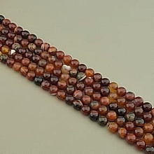 картинка Нитка Агат 38 см 10 мм (Без замка) от магазина Wolves