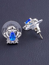 картинка Серьги 'Big Dipper' Фианит (родий) от магазина Wolves