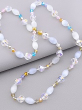 картинка Бусы Кошачий глаз Чешский хрусталь 80 см от магазина Wolves