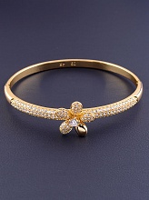 картинка Браслет 'XUPING' Фианит 17 см (позолота 18к) от магазина Wolves