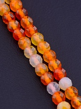 картинка Нитка Сердолик 40 см 4 мм (Без замка) от магазина Wolves