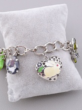 картинка Браслет Фианит Майорка Раухтопаз 20 см от магазина Wolves