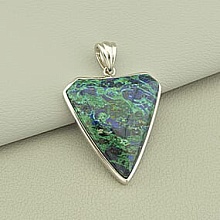 картинка Кулон Туркиз 35х30мм (Серебро(925)) от магазина Wolves