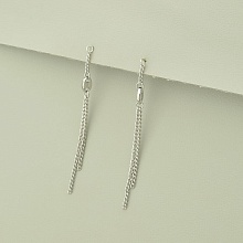 картинка Серьги 'XUPING' (родий) от магазина Wolves