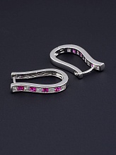 картинка Серьги 'XUPING' Фианит (родий) от магазина Wolves