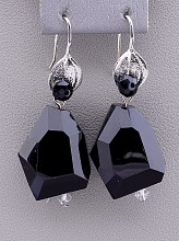 картинка Серьги Агат Чешский хрусталь от магазина Wolves