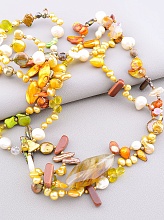 картинка Бусы Жемчуг Халцедон Перламутр 147 см от магазина Wolves