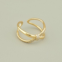 картинка Кольцо 'XUPING' Фианит (позолота 18к) от магазина Wolves