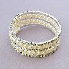 картинка Браслет Жемчуг Сrystal 17 см от магазина Wolves