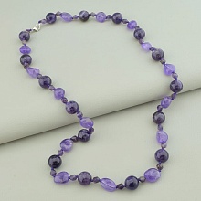 картинка Бусы 'SUNSTONES' Аметист 67 см от магазина Wolves