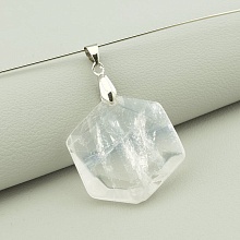 картинка Кулон Горный хрусталь 35x30мм от магазина Wolves