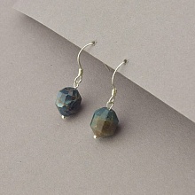 картинка Серьги 'SUNSTONES' Апатит Серебро(925) от магазина Wolves