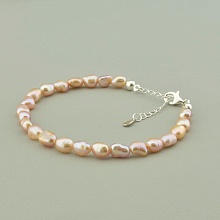 картинка Браслет 'SUNSTONES' Жемчуг 17 см от магазина Wolves