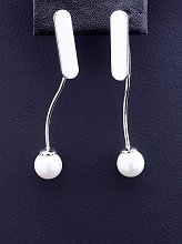 картинка Серьги 'XUPING' Майорка (родий) от магазина Wolves