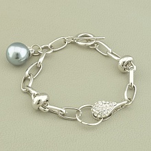 картинка Браслет 'Abella' Фианит Майорка 19 см от магазина Wolves