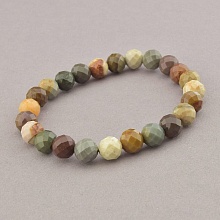 картинка Браслет 'SUNSTONES' Яшма 19 см от магазина Wolves