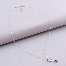 картинка Подвеска 'XUPING' Фианит 46 см (родий) от магазина Wolves