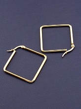 картинка Серьги 'FJ' 30х30мм от магазина Wolves