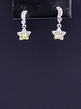 картинка Серьги Фианит 'XUPING' (родий) от магазина Wolves