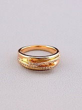 картинка Кольцо 'XUPING' Фианит (позолота 18к) от магазина Wolves