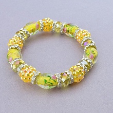 картинка Браслет Муранское стекло Сrystal 19 см от магазина Wolves