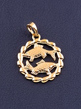 картинка Кулон Рыбы 'XUPING' (позолота 18к) от магазина Wolves