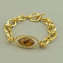 картинка Браслет 'Abella' Фианит 19 см от магазина Wolves