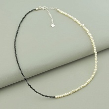 картинка Подвеска 'SUNSTONES' Шпинель Жемчуг 38 см от магазина Wolves