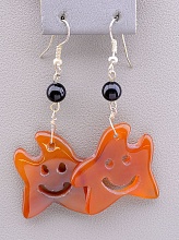 картинка Серьги Сердолик Агат от магазина Wolves