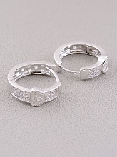 картинка Серьги 'XUPING' Фианит  (родий) от магазина Wolves