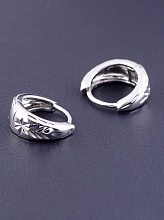 картинка Серьги 'XUPING' (родий) от магазина Wolves