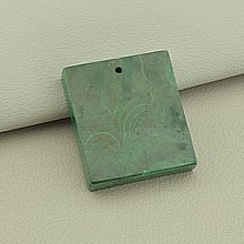 картинка Кулон Малахит 34x30мм от магазина Wolves