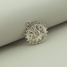 картинка Кулон Фианит 16х16 (родий) от магазина Wolves