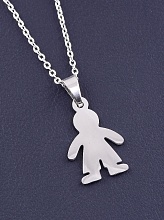 картинка Подвеска 'Stainless Steel' 45 см от магазина Wolves