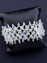 картинка Браслет 'SUNSTONES' Горный хрусталь 22 3 г от магазина Wolves