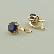 картинка Серьги Фианит 'XUPING' (позолота 18к) от магазина Wolves