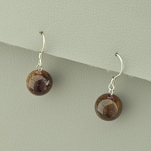 картинка Серьги 'SUNSTONES' Турмалин Серебро(925) от магазина Wolves