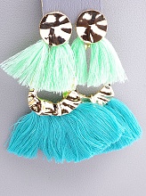 картинка Серьги Нитки 'FJ' от магазина Wolves