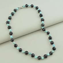 картинка Бусы 'SUNSTONES' Чешский хрусталь Бирюза 47 см от магазина Wolves