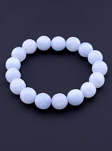 картинка Браслет 'SUNSTONES' Аквамарин 17 см от магазина Wolves