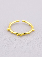 картинка Кольцо 'FJ'  Бижутерный сплав от магазина Wolves