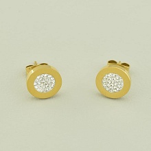 картинка Серьги 'XUPING' Фианит (позолота 18к (лимонная)) от магазина Wolves