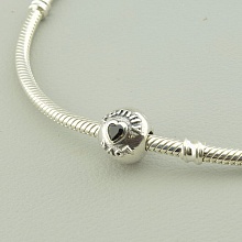 картинка Клипса 'Pandora style' Фианит Серебро(925) от магазина Wolves