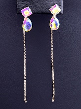 картинка Серьги 'Fashion' Сrystal (позолота 18к) от магазина Wolves