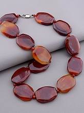 картинка Бусы Сердолик 50 см от магазина Wolves