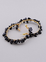 картинка Серьги 'Stainless Steel' Агат от магазина Wolves