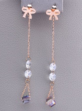 картинка Серьги 'Fashion' Сrystal (позолота 18к) от магазина Wolves