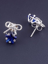 картинка Серьги 'XUPING' Фианит (родий) от магазина Wolves